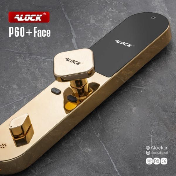دستگیره هوشمند P60+face gold