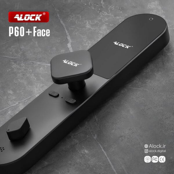 دستگیره هوشمند تشخیص چهره Alock سری P60+ face B