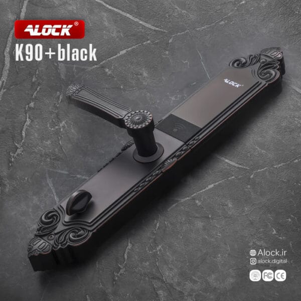 دستگیره اثر انگشتی ALOCK مدل K90 + Black