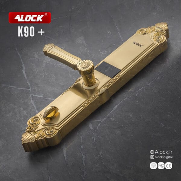 دستگیره اثر انگشتی ALOCK مدل K90 + G